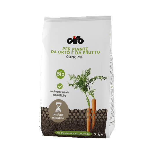 Concime Bio per piante da orto e da frutto - 5kg - Cifo
