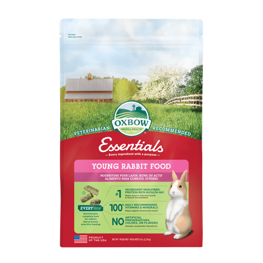 Oxbow Essential Young Rabbit Food da 2.270 kg